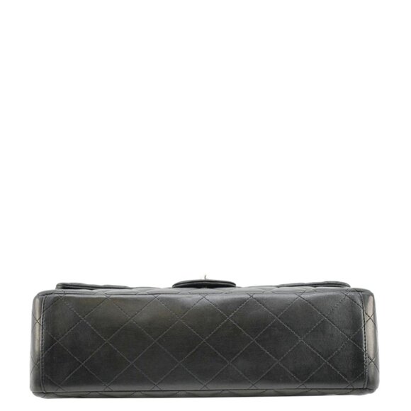 Chanel  Maxi Double Flap Leather Shoulder Bag Black - Picture 10 of 13